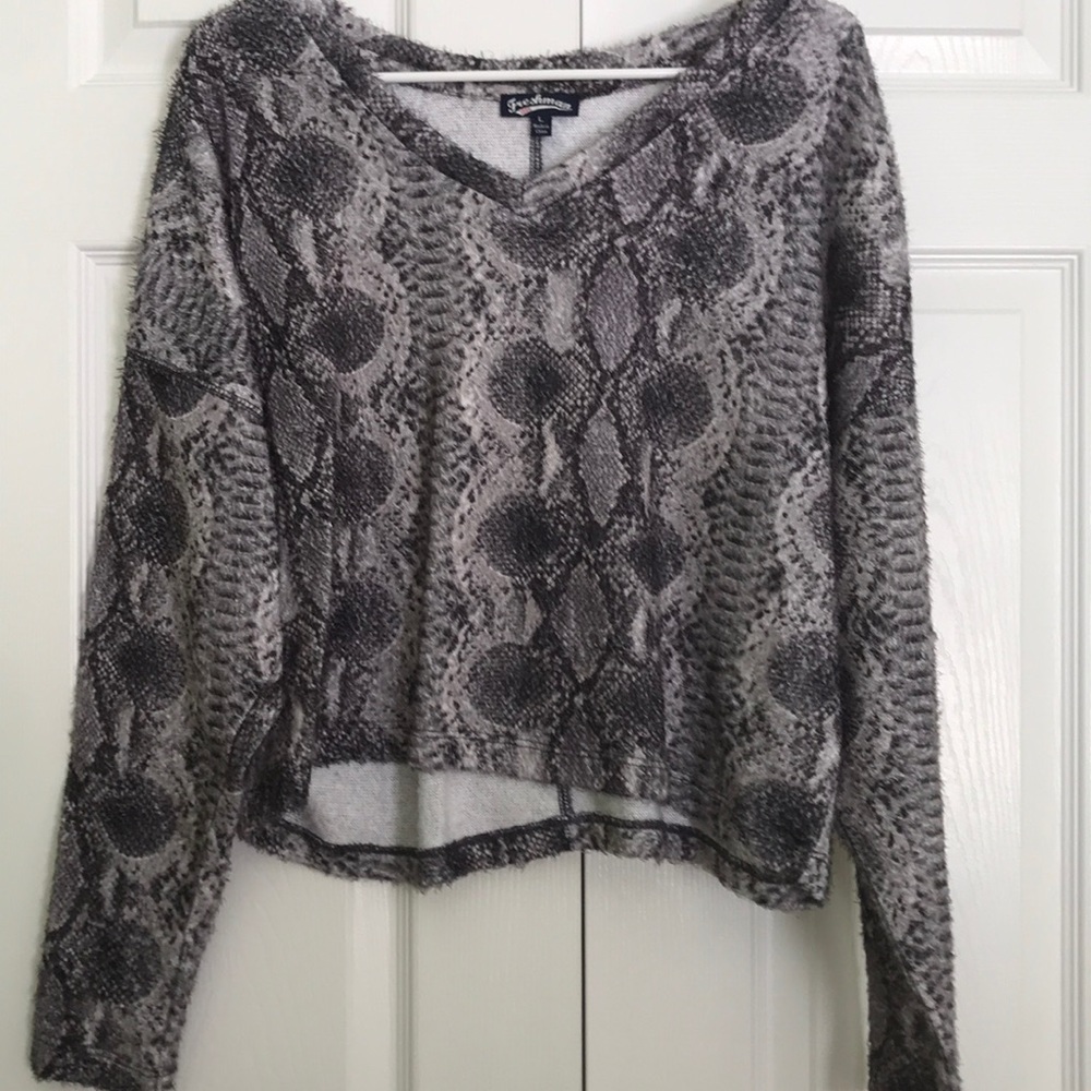 Crop top long sleeve